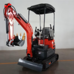 DC-18: 1.5 ton zero tail swing small excavator, powered by Changchai original equipment