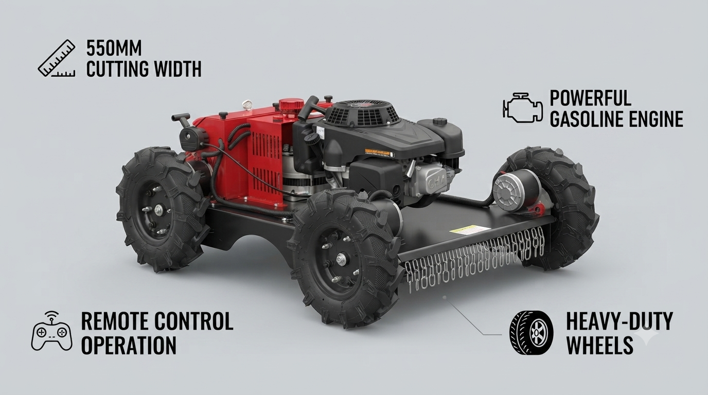 DC-550L remote control mower